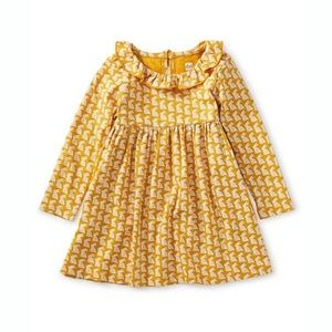 Tea Collection Ruffle Neck Empire Baby Dress